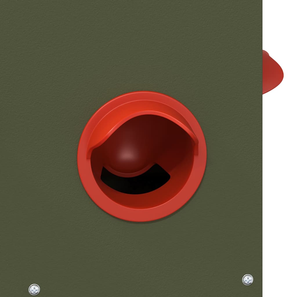 vidaXL Ταΐστρα κοτόπουλων 2 pcs Ελιά Πράσινη 60,5 x 29 x 51 εκ.