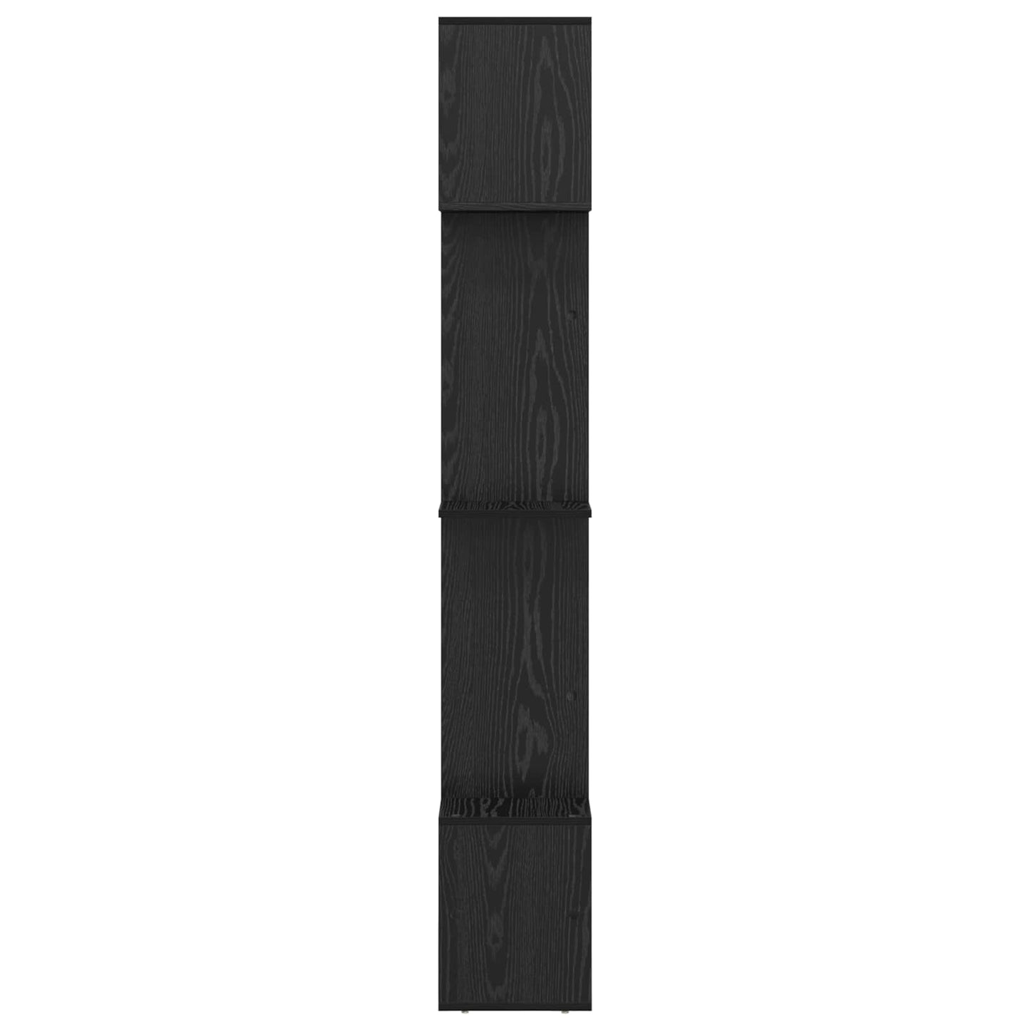 vidaXL Βιβλιοθήκη Μαύρη Οξυά 92 x 29 x 188 εκ. Επεξεργασμένο ξύλο