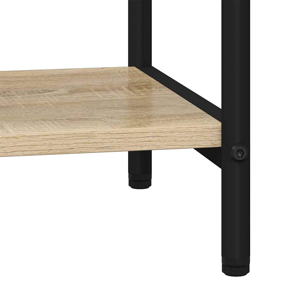 vidaXL Ράφι Βιβλίων Sonoma Δρυς 80 x 30 x 109 εκ Επεξεργασμένο ξύλο