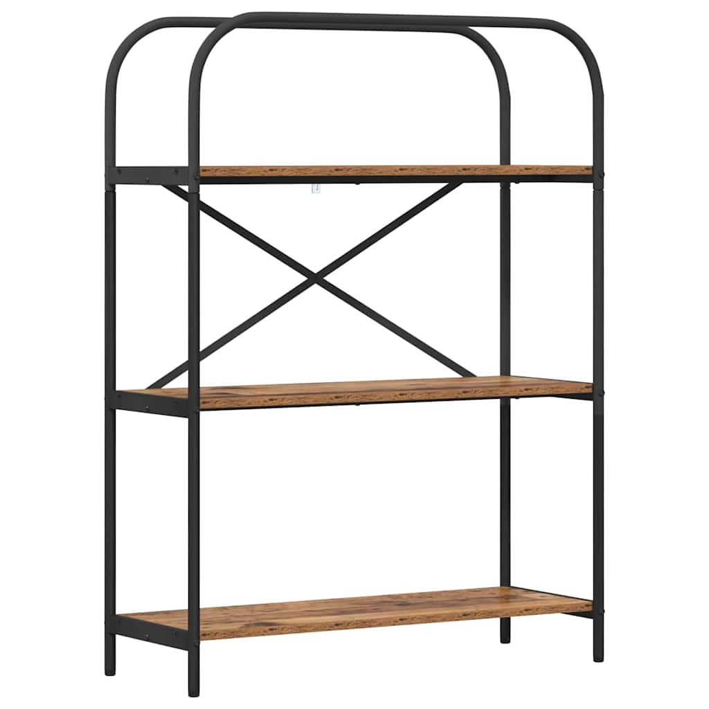 vidaXL Ράφι Βιβλίων Παλαιό ξύλο 80 x 30 x 109 εκ Επεξεργασμένο ξύλο