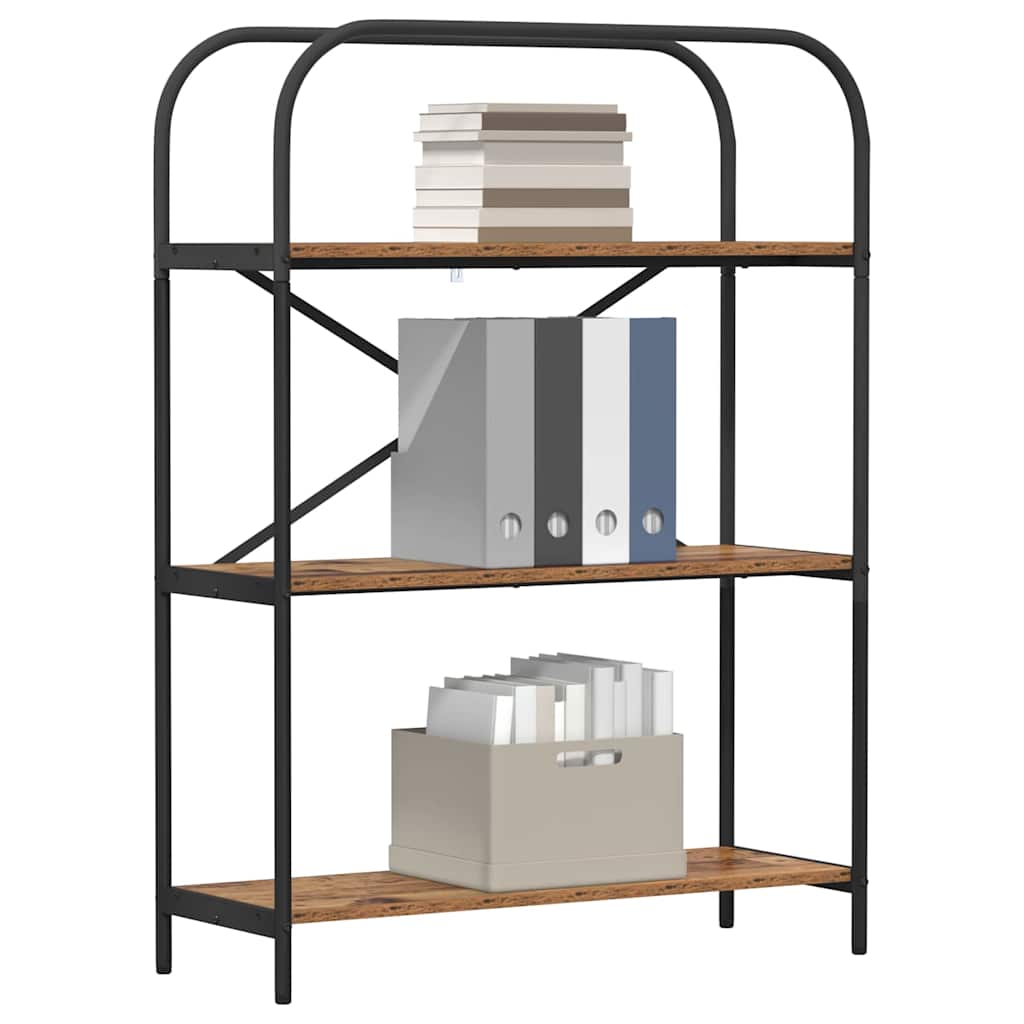 vidaXL Ράφι Βιβλίων Παλαιό ξύλο 80 x 30 x 109 εκ Επεξεργασμένο ξύλο