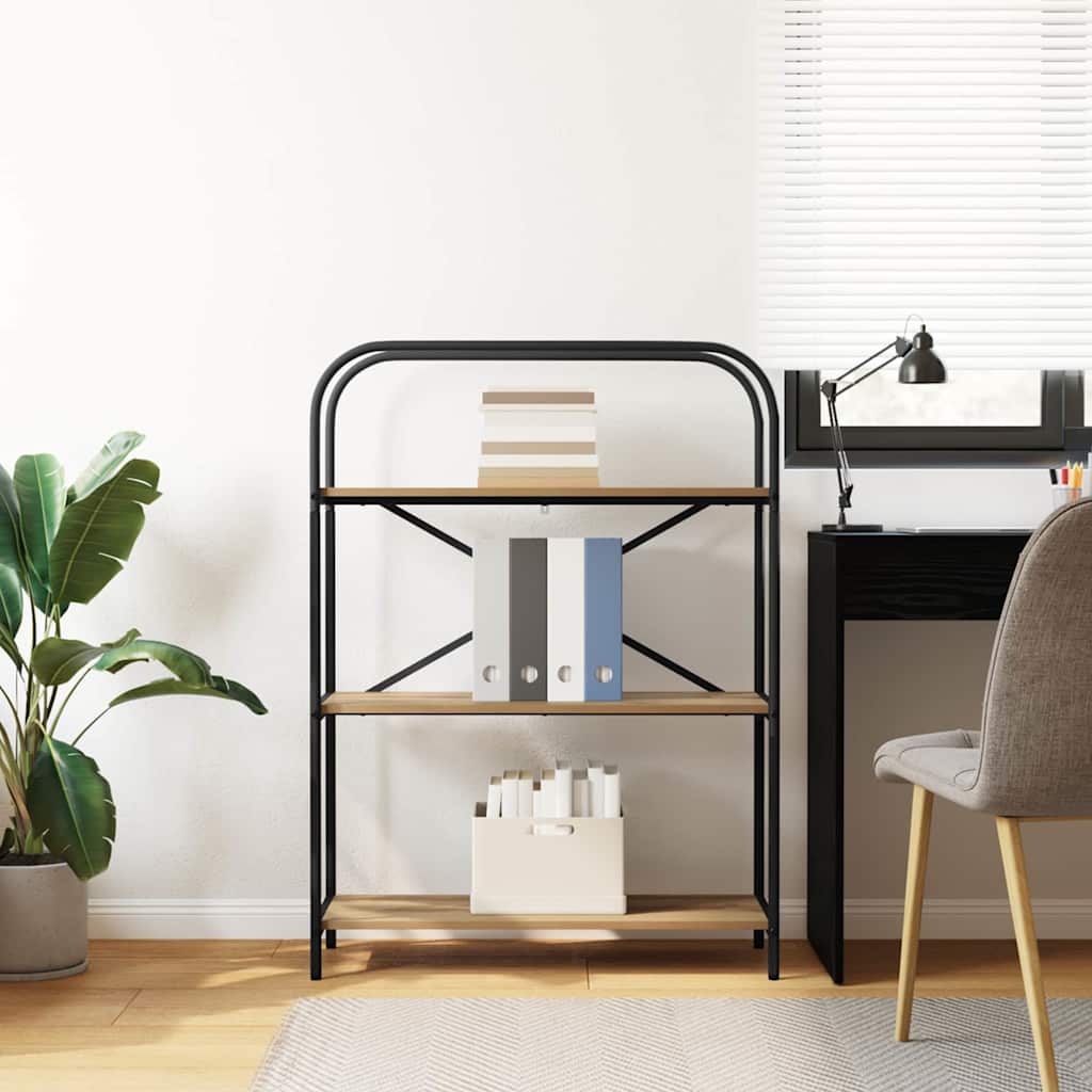 vidaXL Ράφι Βιβλίων Artisan Oak 80 x 30 x 109 εκ Επεξεργασμένο ξύλο