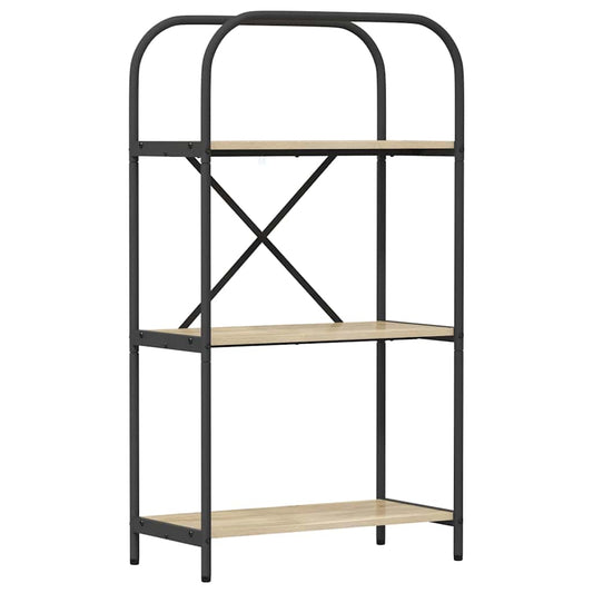 vidaXL Ράφι Βιβλίων Δρύς Sonoma 60 x 30 x 109 εκ Επεξεργασμένο ξύλο