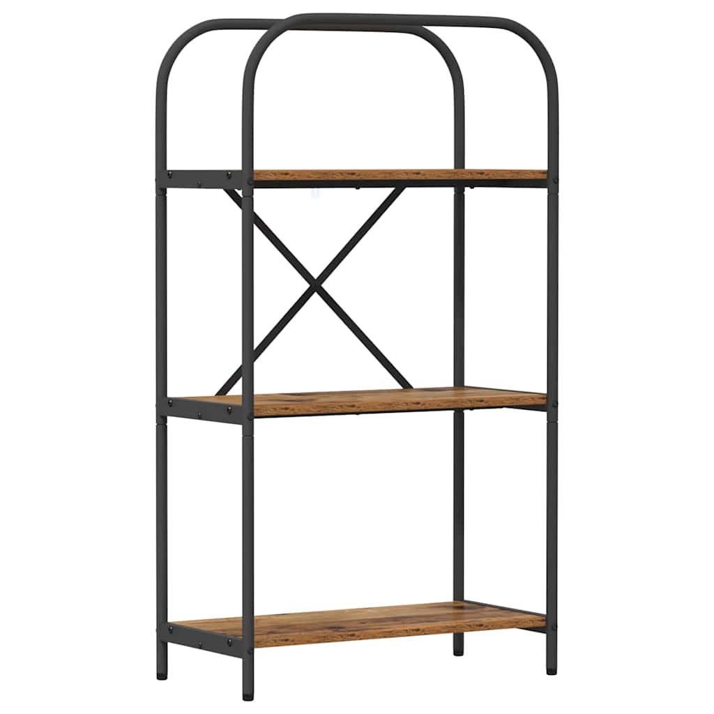 vidaXL Ράφι Βιβλίων Παλαιό ξύλο 60 x 30 x 109 εκ Επεξεργασμένο ξύλο