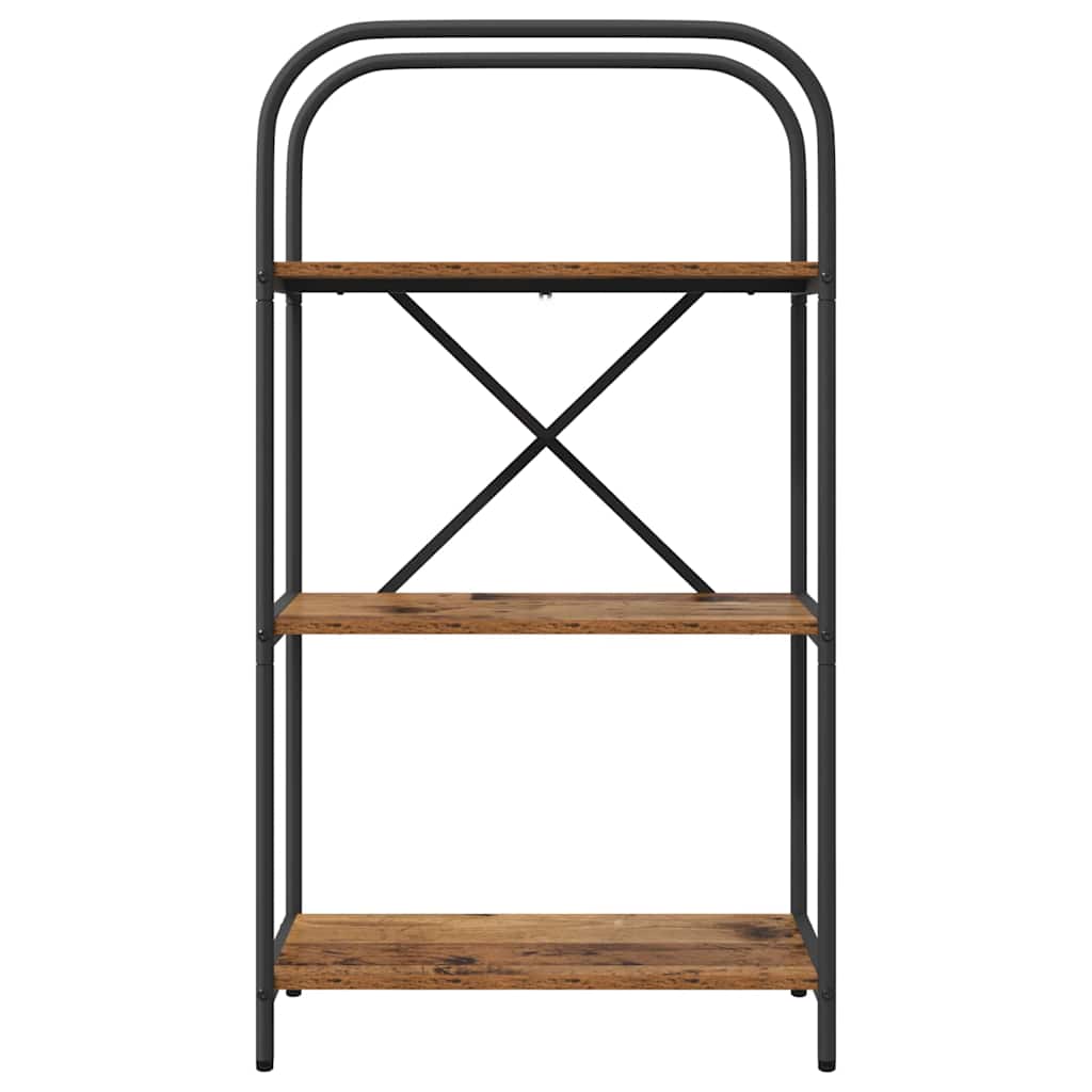 vidaXL Ράφι Βιβλίων Παλαιό ξύλο 60 x 30 x 109 εκ Επεξεργασμένο ξύλο