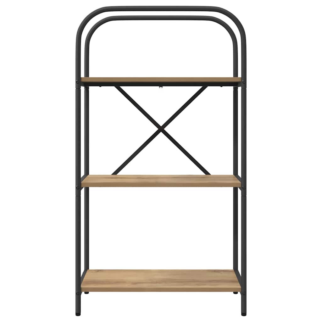 vidaXL Ράφι Βιβλίων artisan δρυς 60 x 30 x 109 εκ Επεξεργασμένο ξύλο