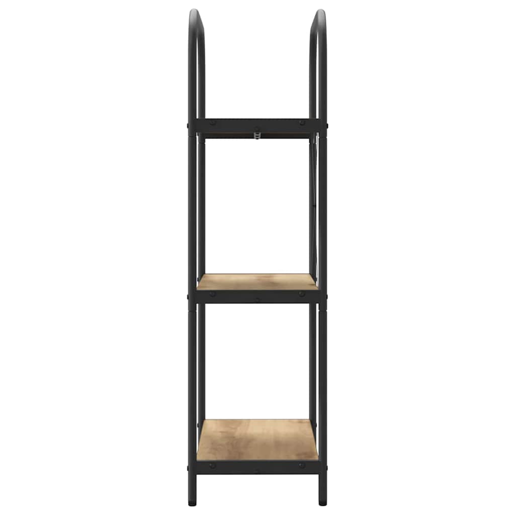 vidaXL Ράφι Βιβλίων artisan δρυς 60 x 30 x 109 εκ Επεξεργασμένο ξύλο