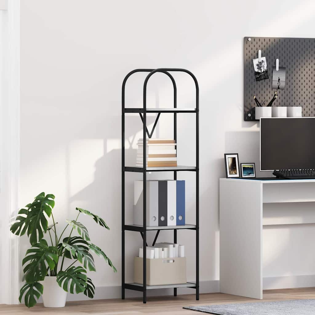 vidaXL Ράφι Βιβλίων Γκρι sonoma 40 x 30 x 146 εκ Επεξεργασμένο ξύλο