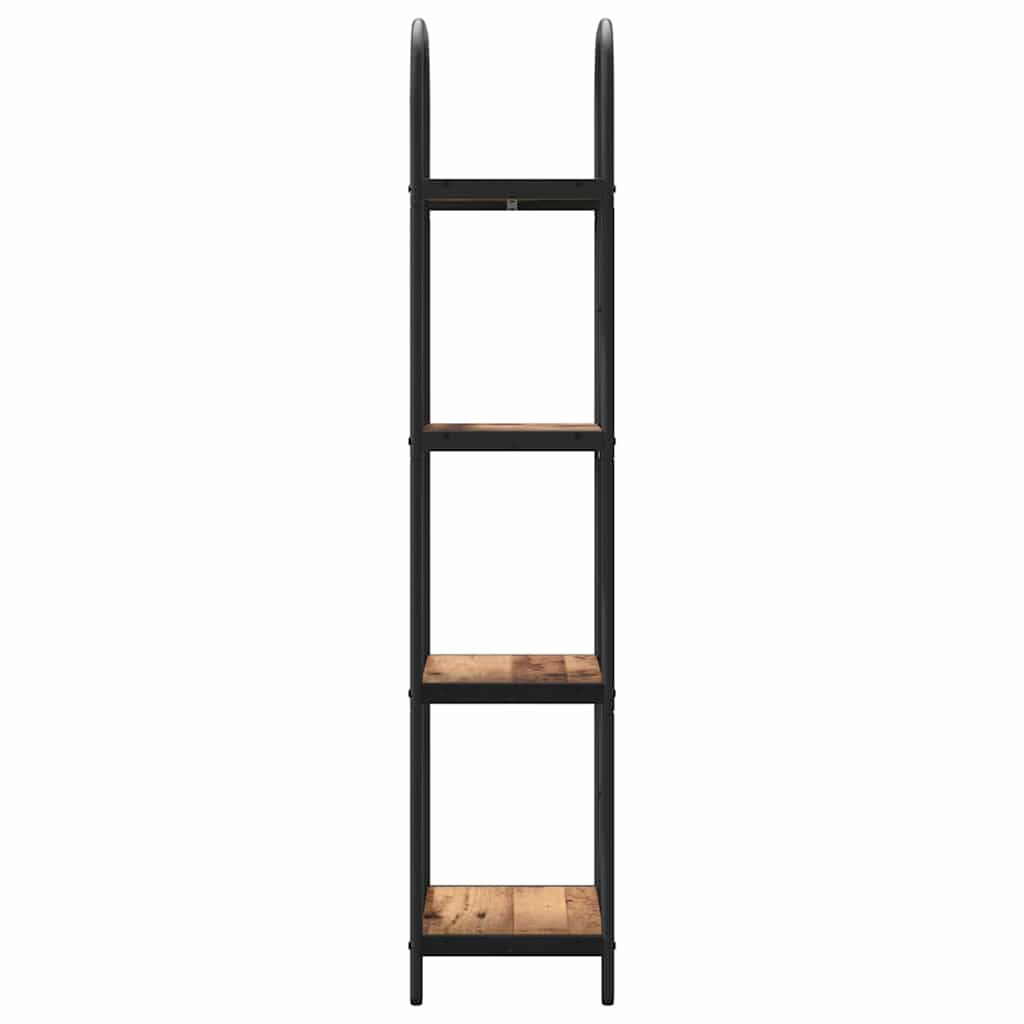 vidaXL Ράφι Βιβλίων Παλαιό ξύλο 40 x 30 x 146 εκ Επεξεργασμένο ξύλο