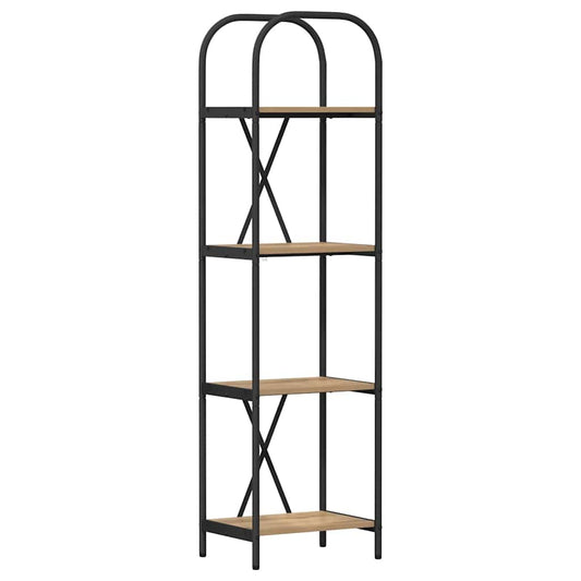 vidaXL Ράφι Βιβλίων Artisan Oak 40 x 30 x 146 εκ Επεξεργασμένο ξύλο