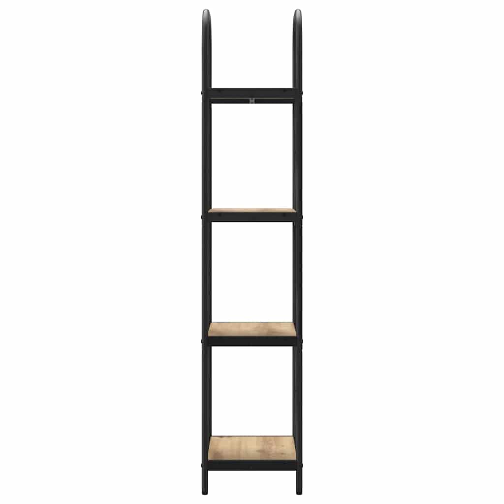 vidaXL Ράφι Βιβλίων artisan δρυς 40 x 30 x 146 εκ Επεξεργασμένο ξύλο