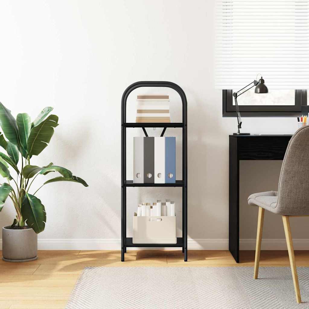 vidaXL Ράφι Βιβλίων Μαύρη δρυς 40 x 30 x 109 εκ Επεξεργασμένο ξύλο