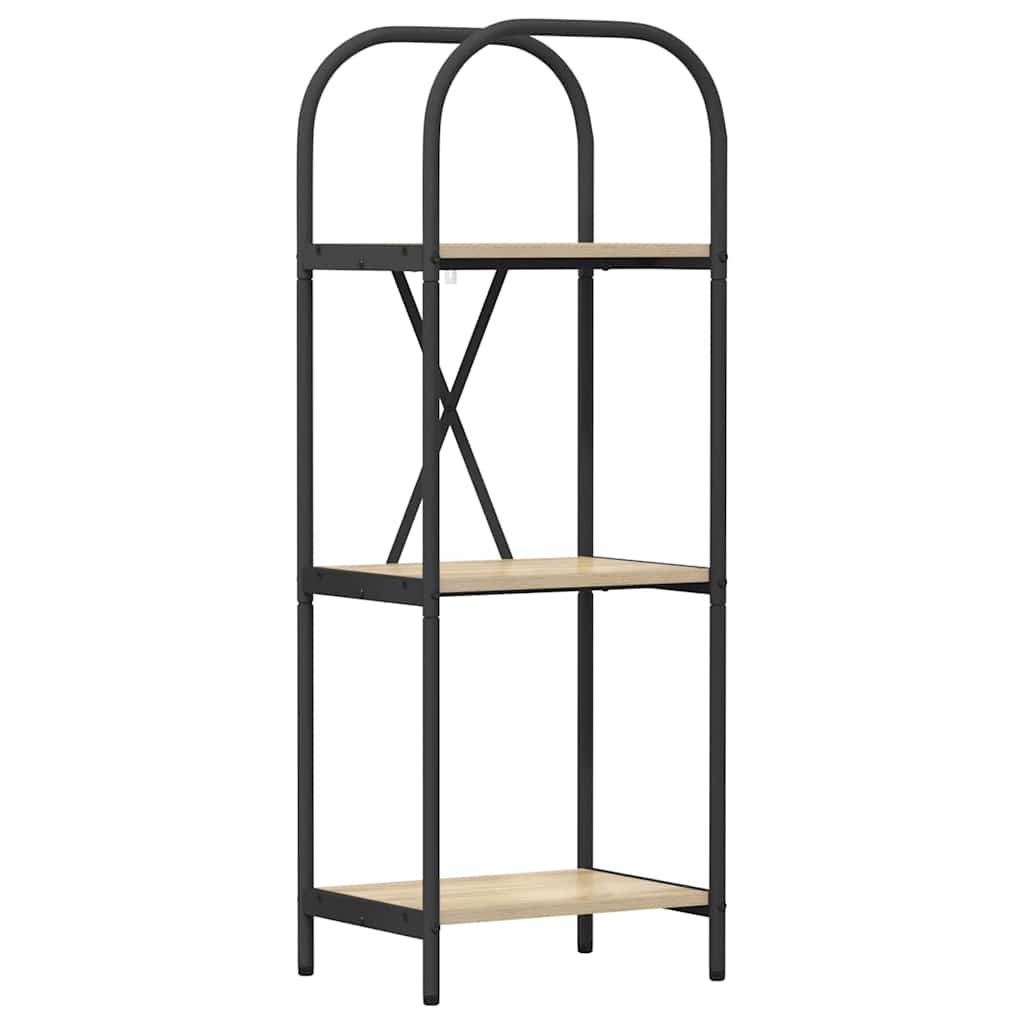 vidaXL Ράφι Βιβλίων Sonoma Δρυς 40 x 30 x 109 εκ Επεξεργασμένο ξύλο