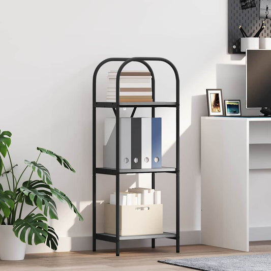 vidaXL Ράφι Βιβλίων Γκρίζο Σονομα 40 x 30 x 109 εκ Επεξεργασμένο ξύλο
