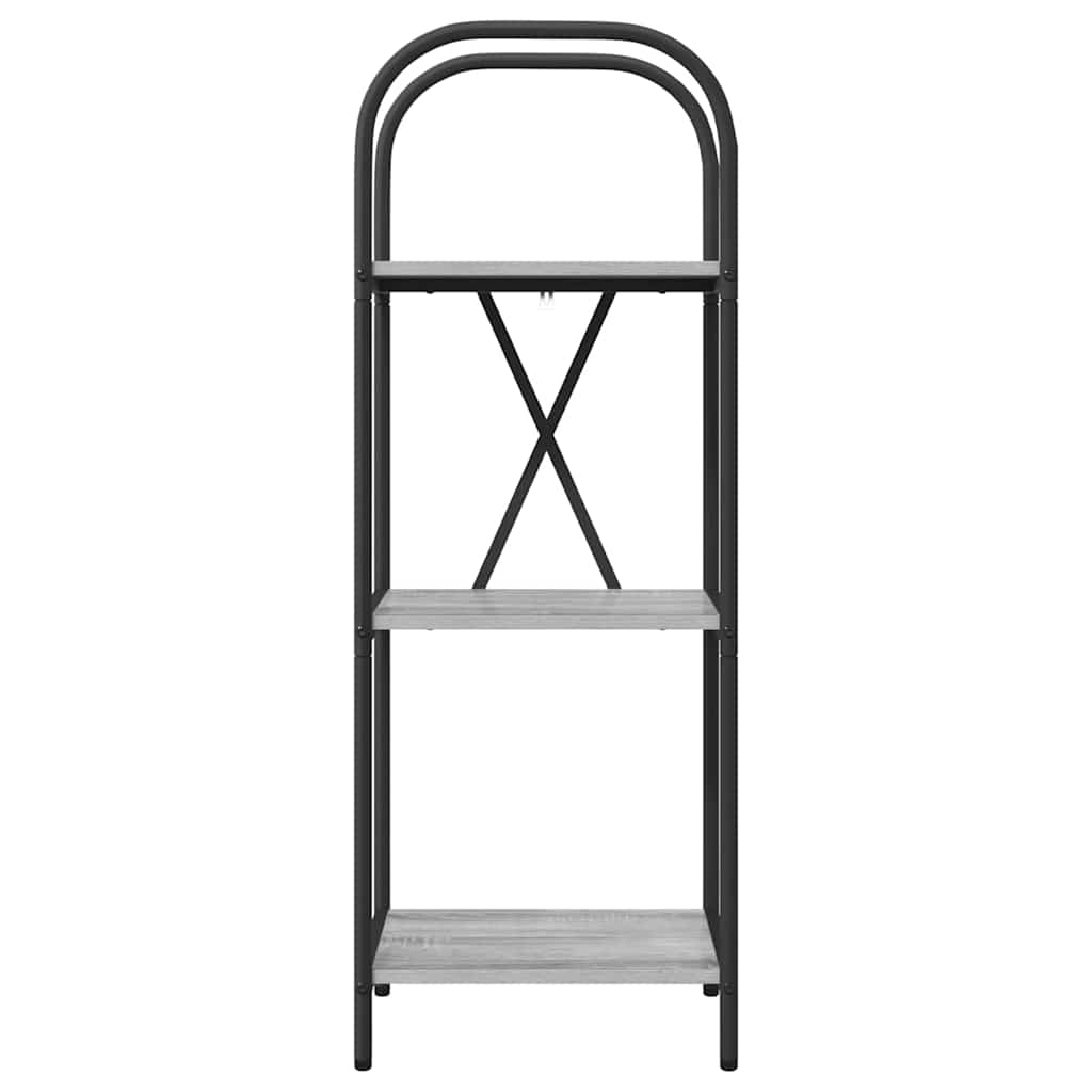vidaXL Ράφι Βιβλίων Γκρι sonoma 40 x 30 x 109 εκ Επεξεργασμένο ξύλο