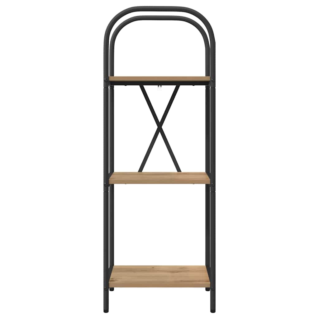 vidaXL Ράφι Βιβλίων artisan δρυς 40 x 30 x 109 εκ Επεξεργασμένο ξύλο