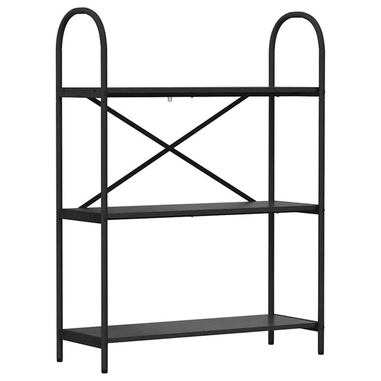 vidaXL Ράφι Βιβλίων Μαύρη δρυς 80 x 30 x 109 εκ Επεξεργασμένο ξύλο