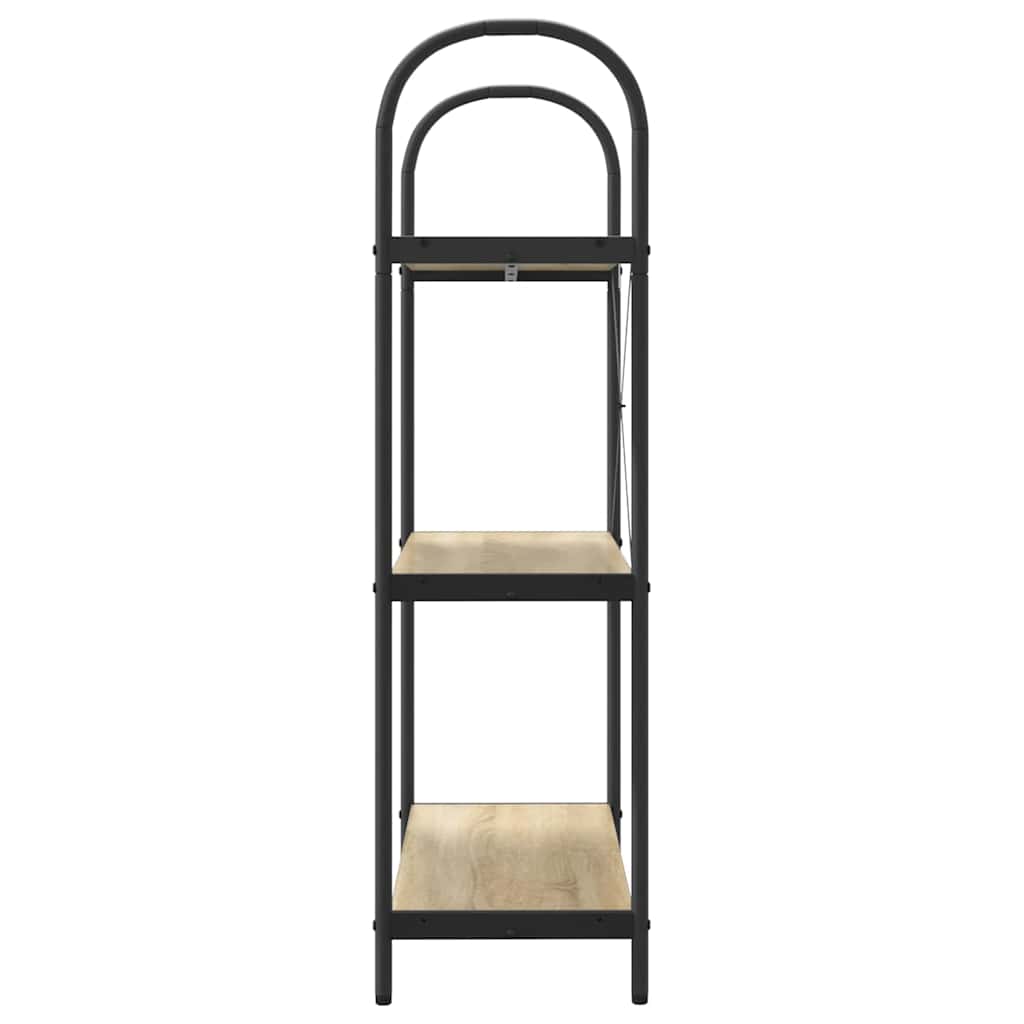 vidaXL Ράφι Βιβλίων Sonoma Δρυς 80 x 30 x 109 εκ Επεξεργασμένο ξύλο