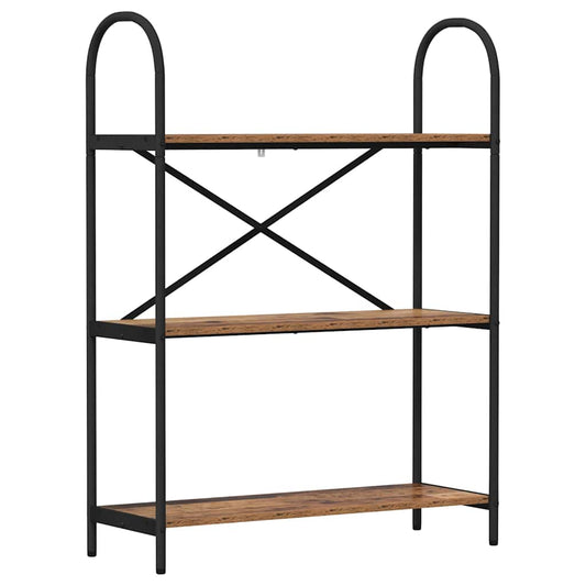 vidaXL Ράφι Βιβλίων Παλαιό ξύλο 80 x 30 x 109 εκ Επεξεργασμένο ξύλο