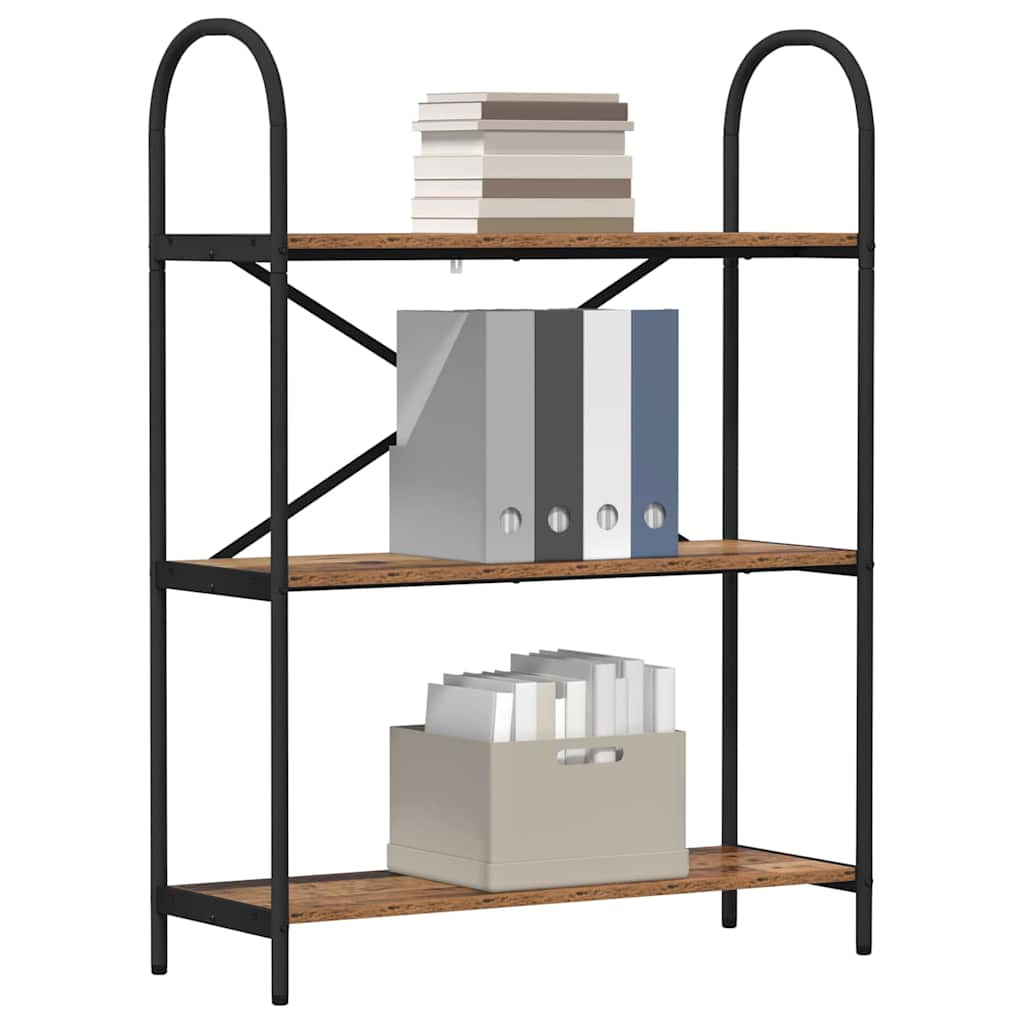 vidaXL Ράφι Βιβλίων Παλαιό ξύλο 80 x 30 x 109 εκ Επεξεργασμένο ξύλο