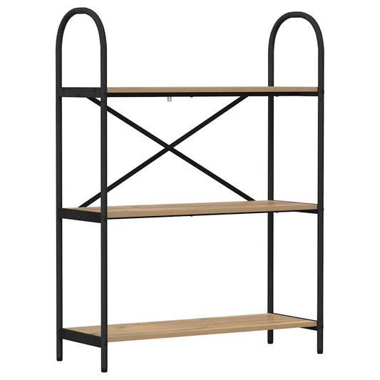 vidaXL Ράφι Βιβλίων artisan δρυς 80 x 30 x 109 εκ Επεξεργασμένο ξύλο