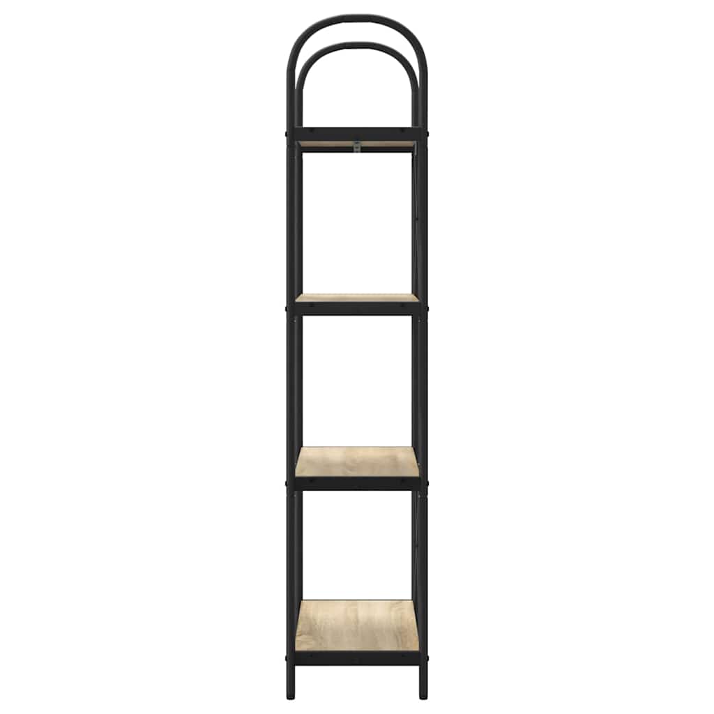 vidaXL Ράφι Βιβλίων Sonoma Δρυς 60 x 30 x 146 εκ Επεξεργασμένο ξύλο