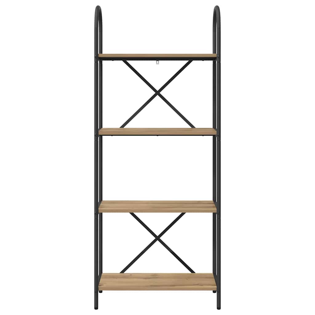 vidaXL Ράφι Βιβλίων artisan δρυς 60 x 30 x 146 εκ Επεξεργασμένο ξύλο