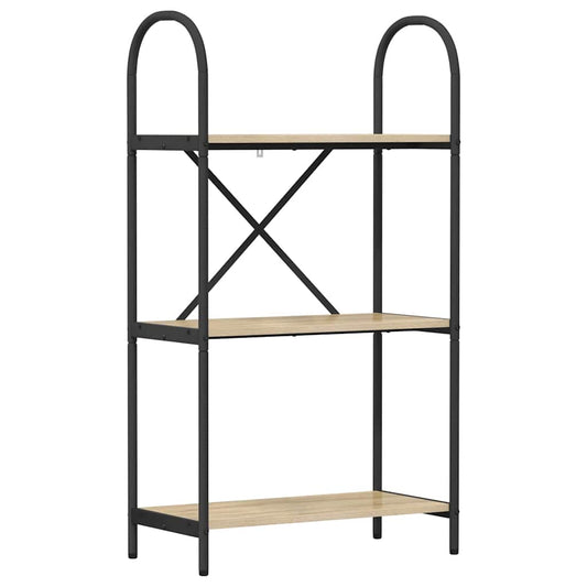 vidaXL Ράφι Βιβλίων Sonoma Δρυς 60 x 30 x 109 εκ Επεξεργασμένο ξύλο