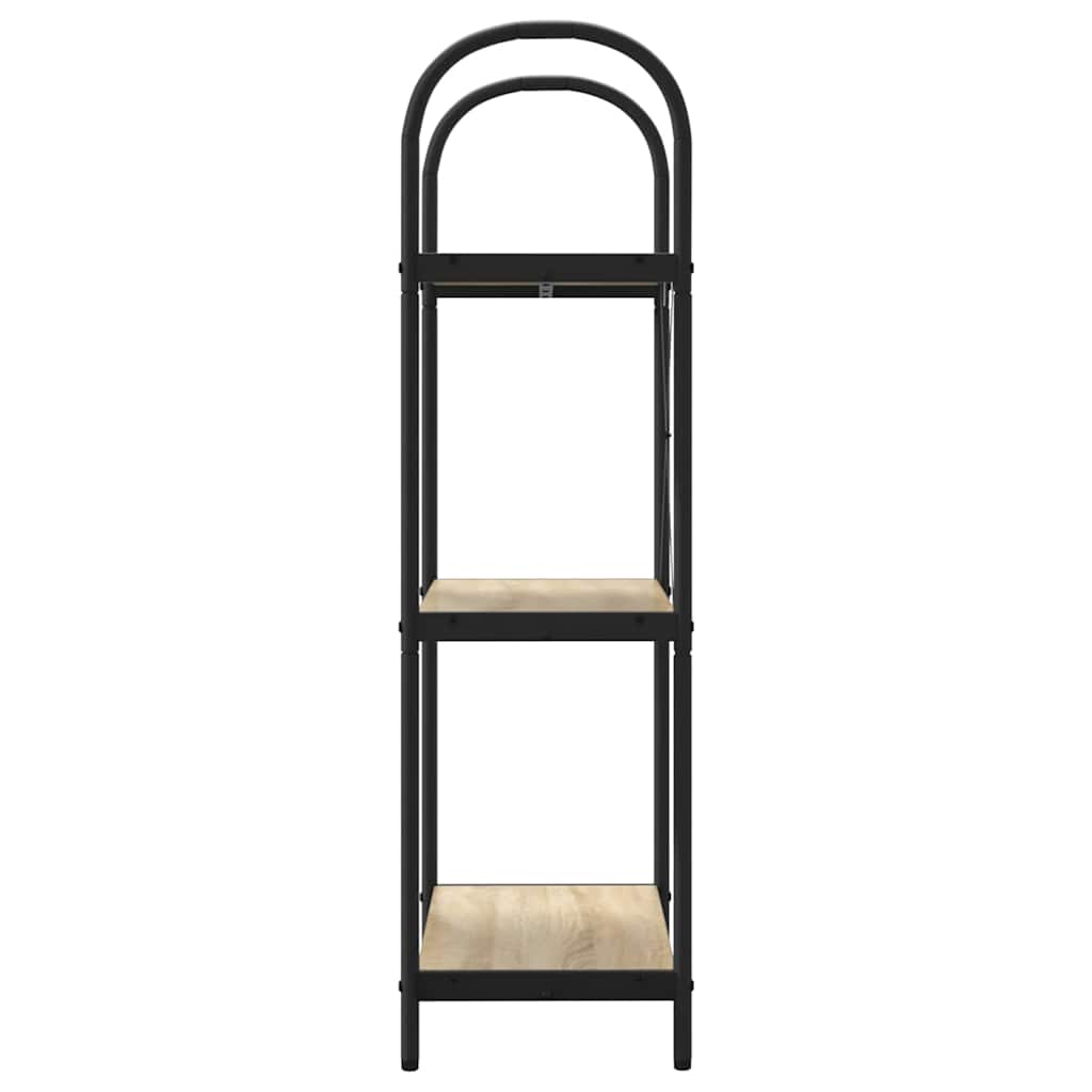 vidaXL Ράφι Βιβλίων Sonoma Δρυς 60 x 30 x 109 εκ Επεξεργασμένο ξύλο