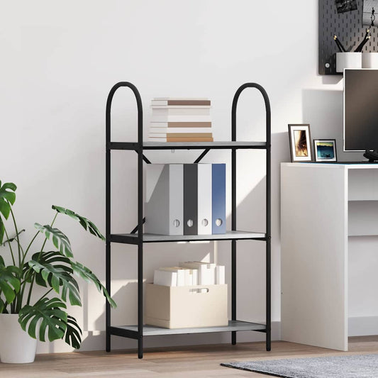 vidaXL Ράφι Βιβλίων Γκρι sonoma 60 x 30 x 109 εκ Επεξεργασμένο ξύλο
