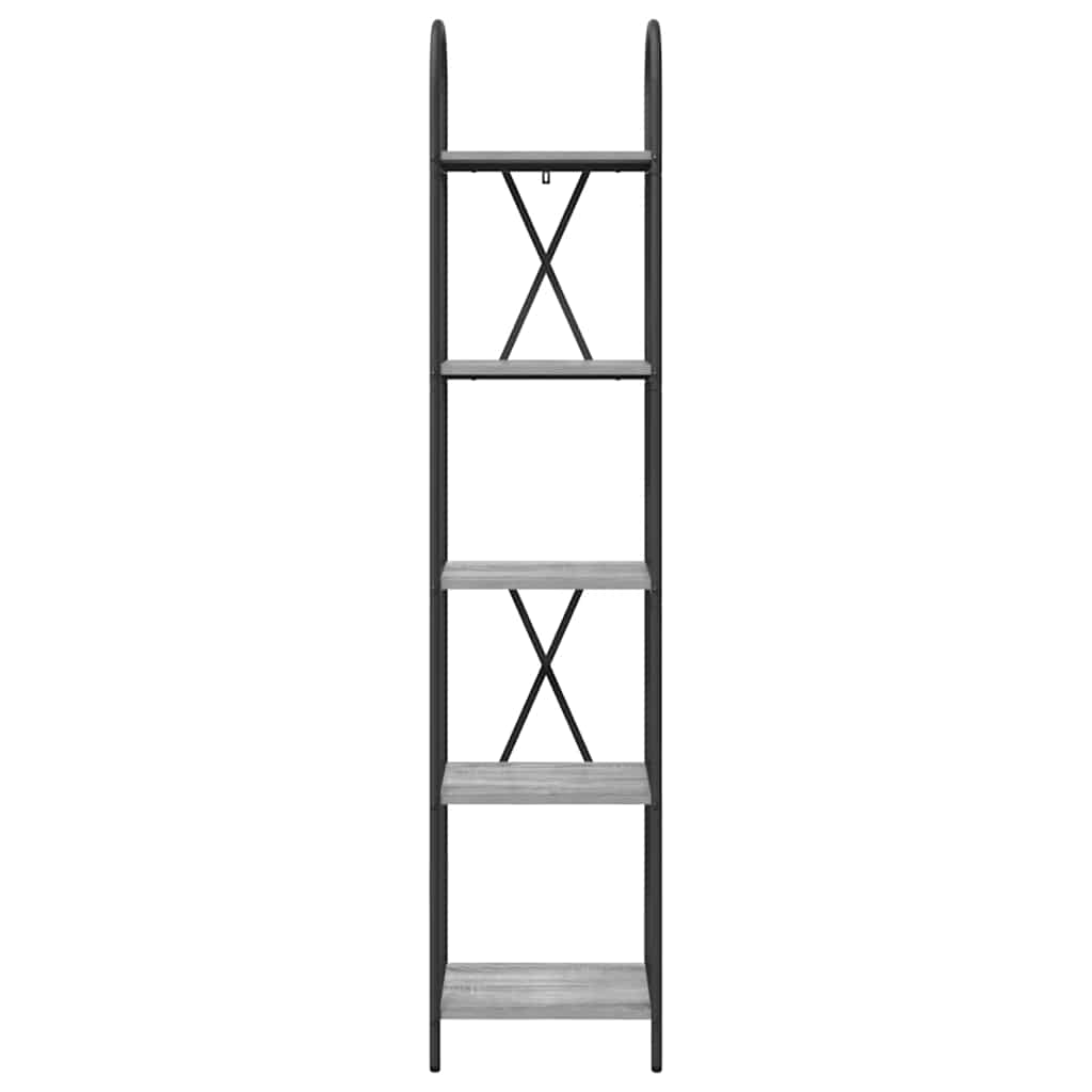 vidaXL Ράφι Βιβλίων Γκρι sonoma 40 x 30 x 183 εκ Επεξεργασμένο ξύλο