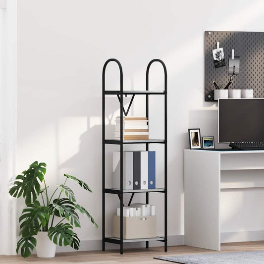 vidaXL Ράφι Βιβλίων Γκρι sonoma 40 x 30 x 146 εκ Επεξεργασμένο ξύλο