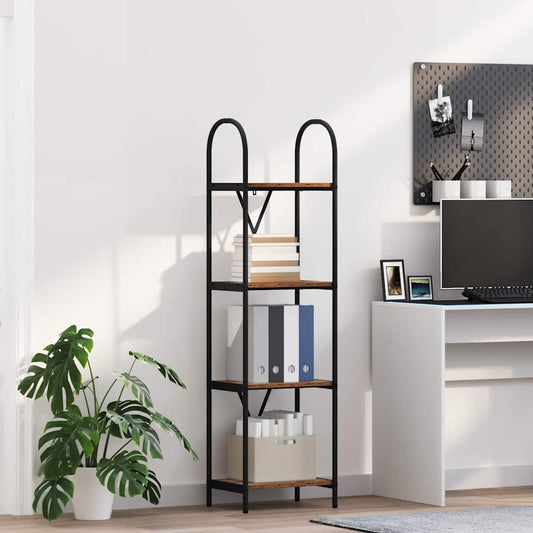 vidaXL Ράφι Βιβλίων Παλαιό ξύλο 40 x 30 x 146 εκ Επεξεργασμένο ξύλο