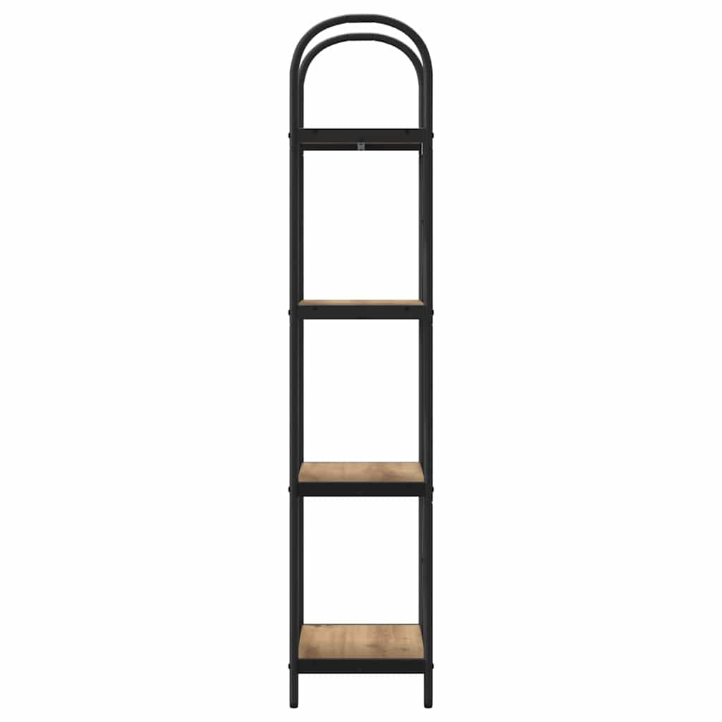 vidaXL Ράφι Βιβλίων artisan δρυς 40 x 30 x 146 εκ Επεξεργασμένο ξύλο