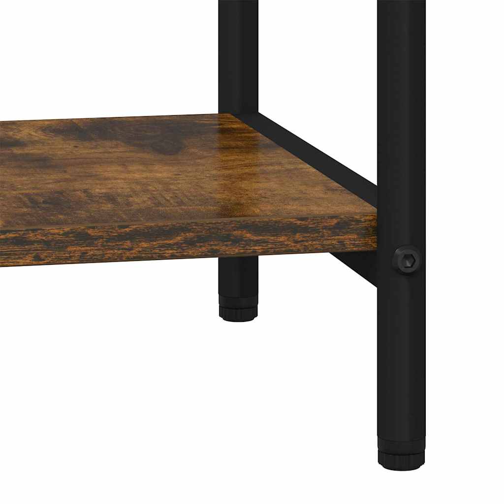 vidaXL Ράφι Βιβλίων Καπνιστή δρυς 40 x 30 x 109 εκ Επεξεργασμένο ξύλο