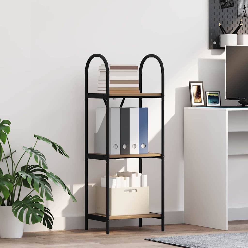 vidaXL Ράφι Βιβλίων artisan δρυς 40 x 30 x 109 εκ Επεξεργασμένο ξύλο