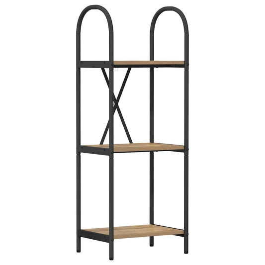 vidaXL Ράφι Βιβλίων artisan δρυς 40 x 30 x 109 εκ Επεξεργασμένο ξύλο
