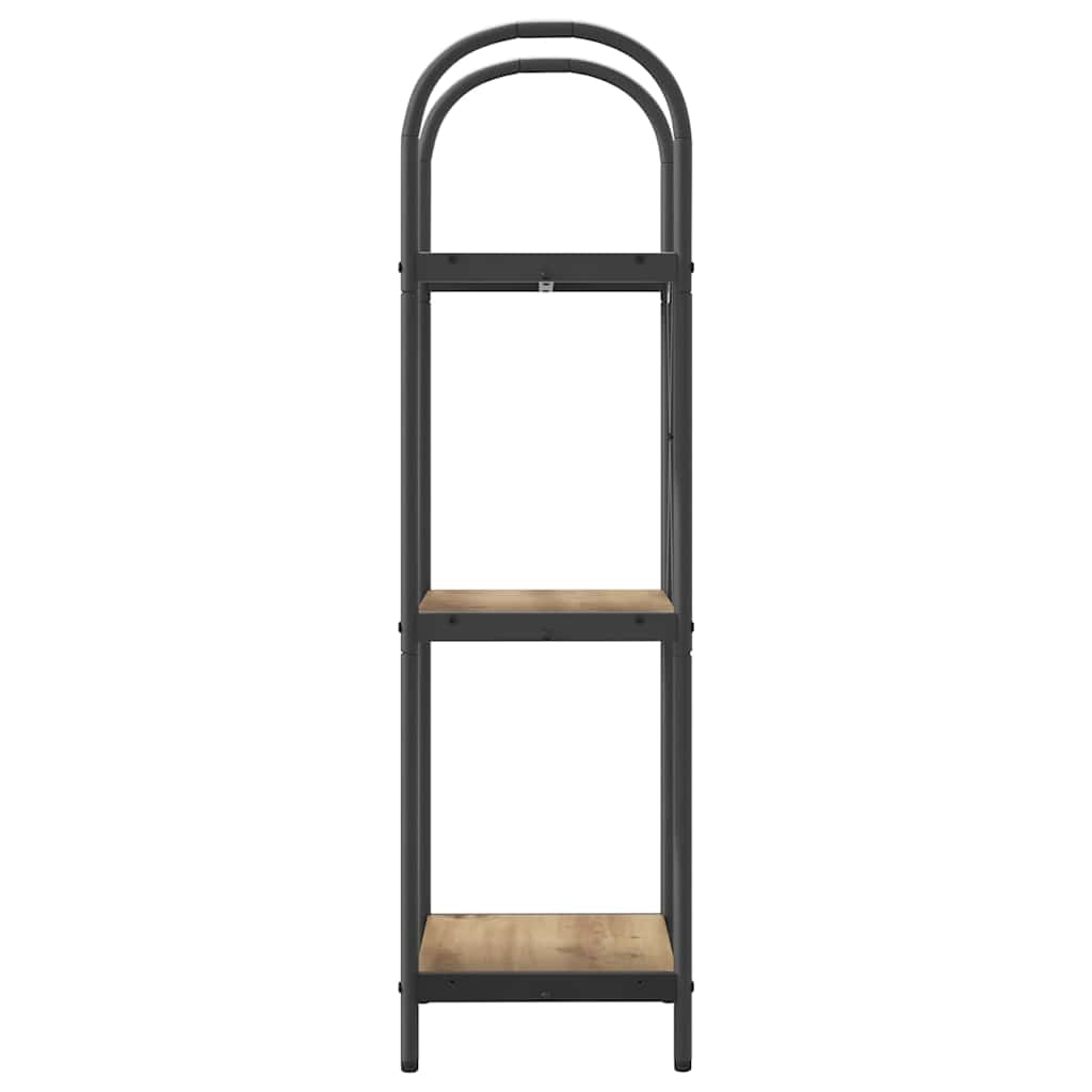 vidaXL Ράφι Βιβλίων artisan δρυς 40 x 30 x 109 εκ Επεξεργασμένο ξύλο