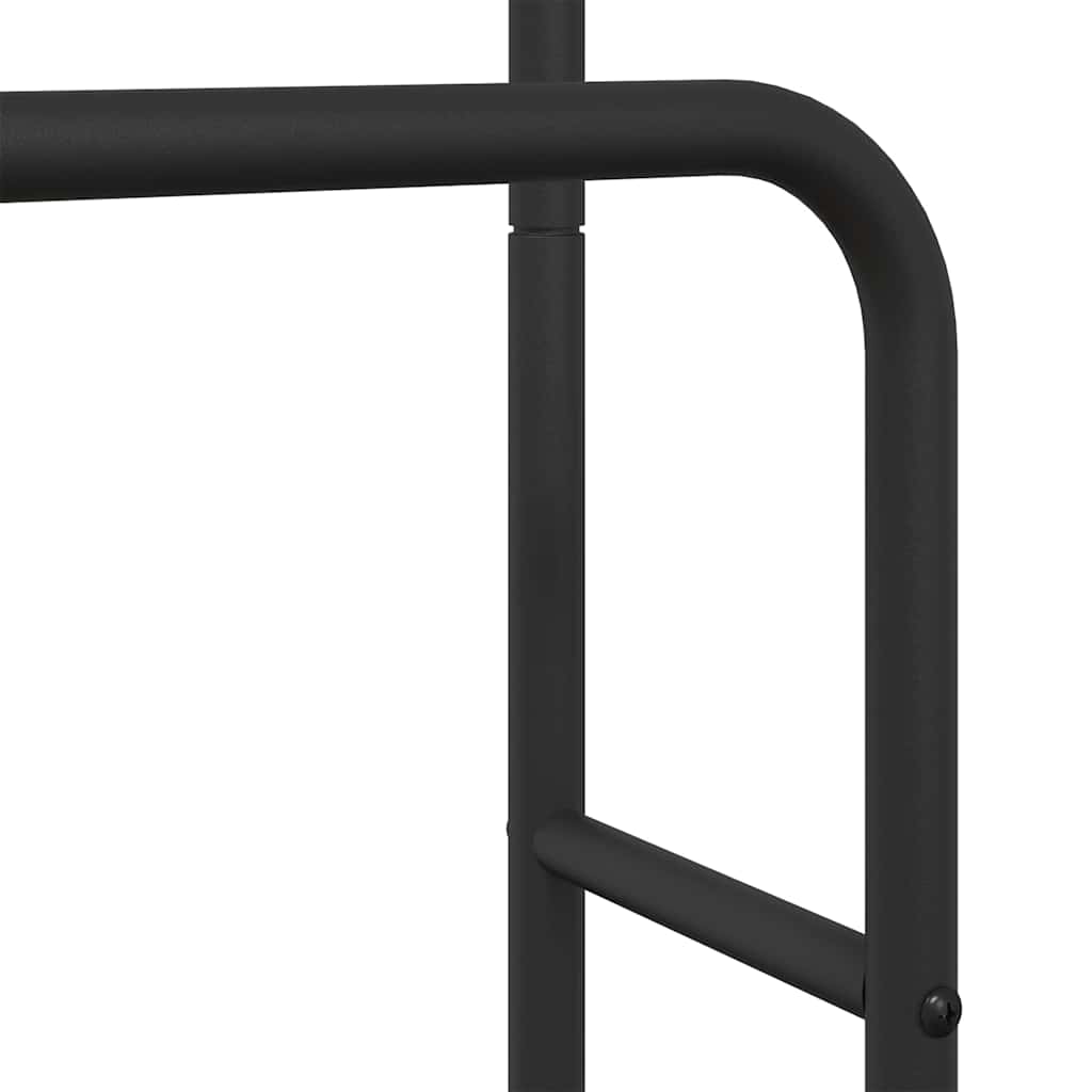 vidaXL Ράφι Ρούχων Μαύρη δρυς 60 x 30 x 100.5 εκ Επεξεργασμένο ξύλο