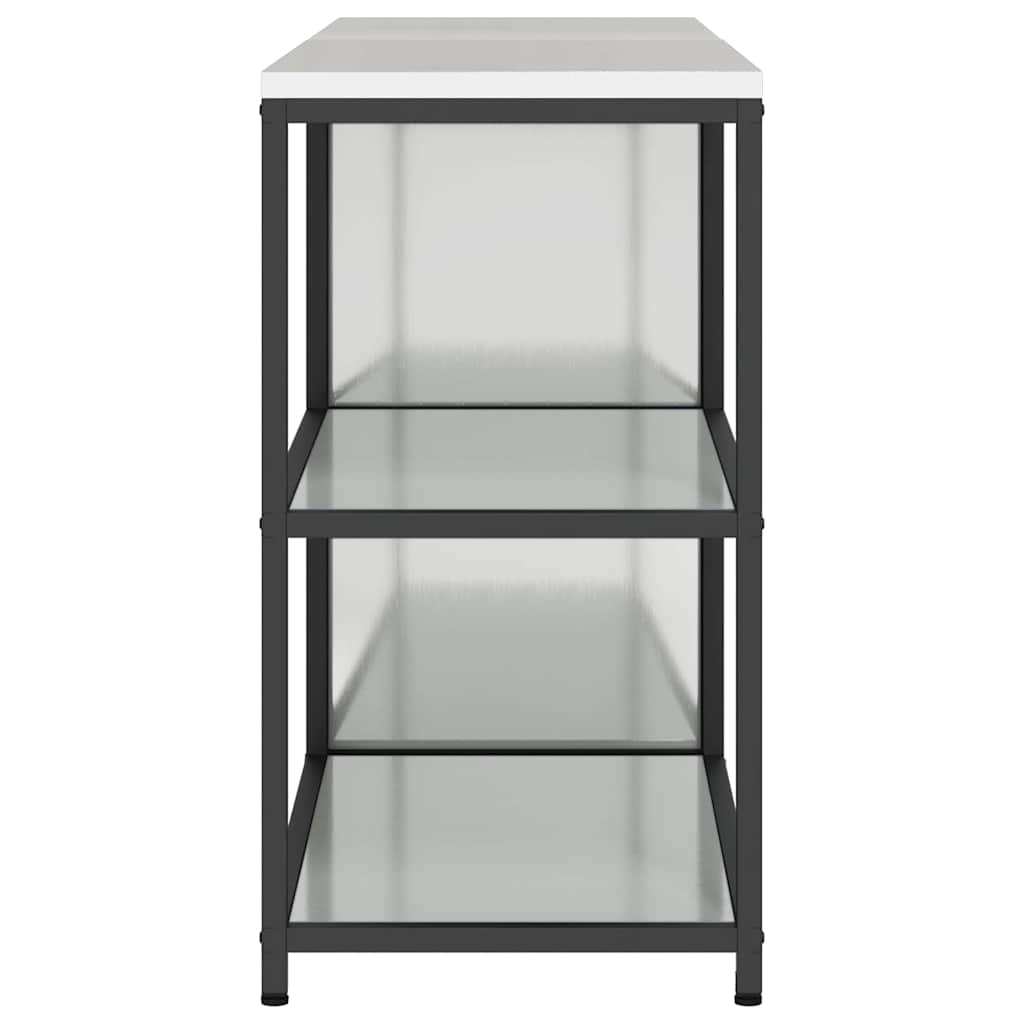 vidaXL Σετ Αποθήκευσης Κουζίνας 2 pcs Ασημί Επικαλυμμένος Χάλυβας