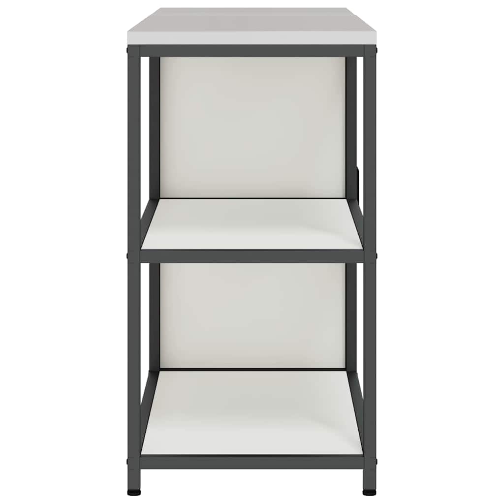 vidaXL Σετ Αποθήκευσης Κουζίνας με ράφι 2 pcs Λευκό 150 x 50 x 92 εκ.