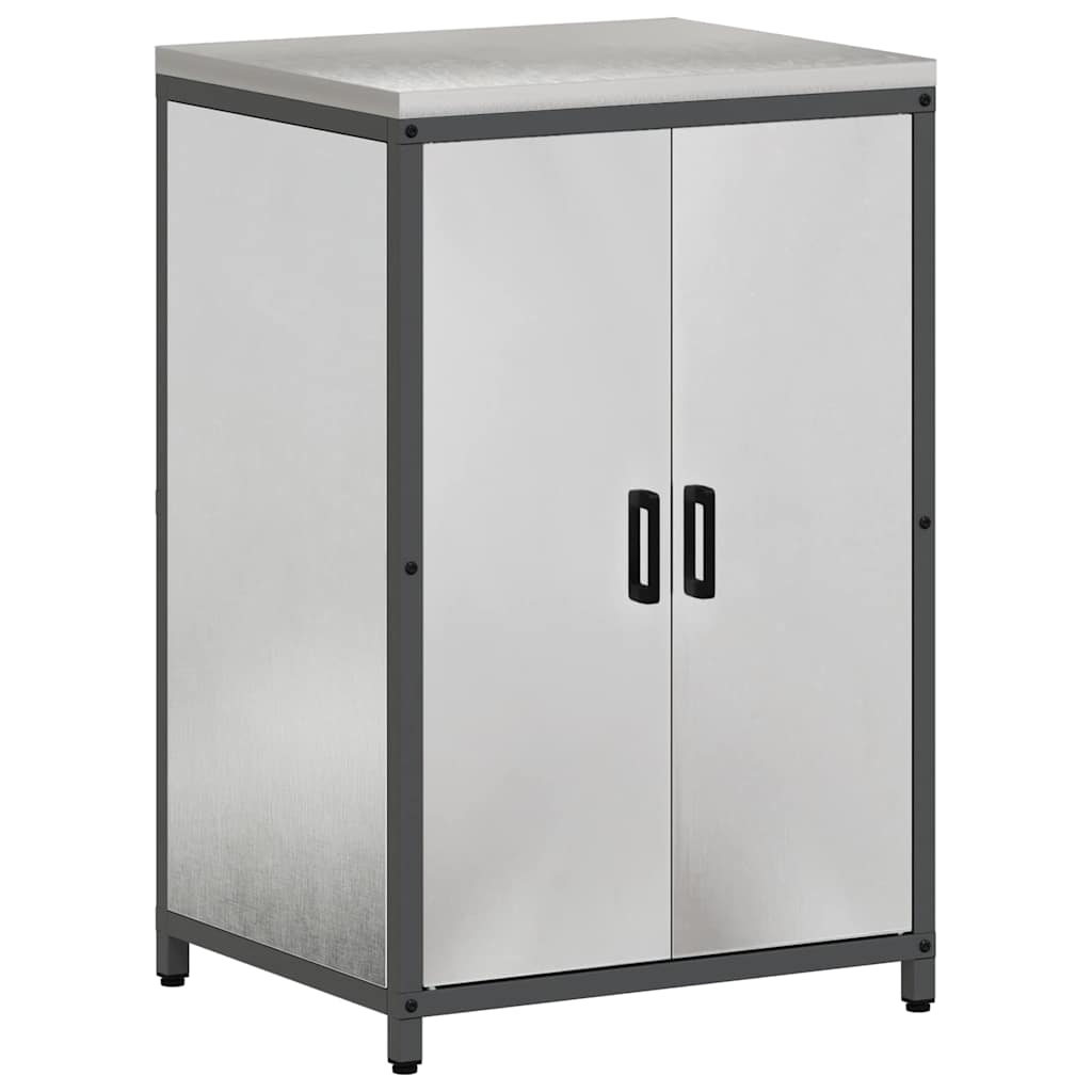 vidaXL Σετ Αποθήκευσης Κουζίνας HATTEM 2 pcs Ασημί Ανοξείδωτο Ατσάλι