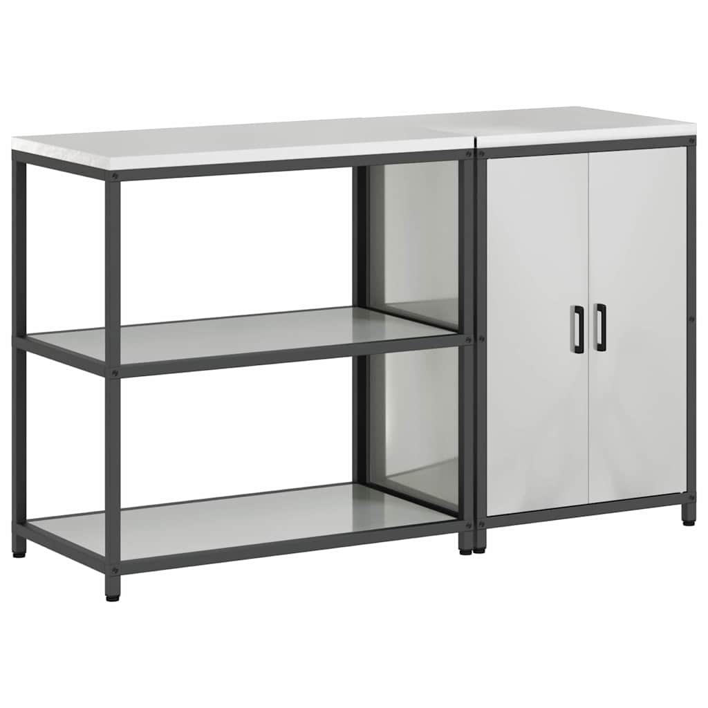 vidaXL Σετ Αποθήκευσης Κουζίνας HATTEM 2 pcs Ασημί