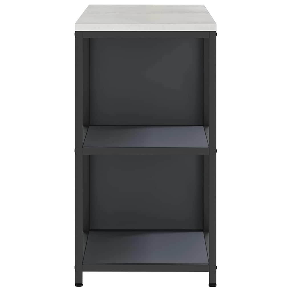 vidaXL Σετ Αποθήκευσης Κουζίνας 2 pcs Ανθρακί 150 x 50 x 92 εκ.