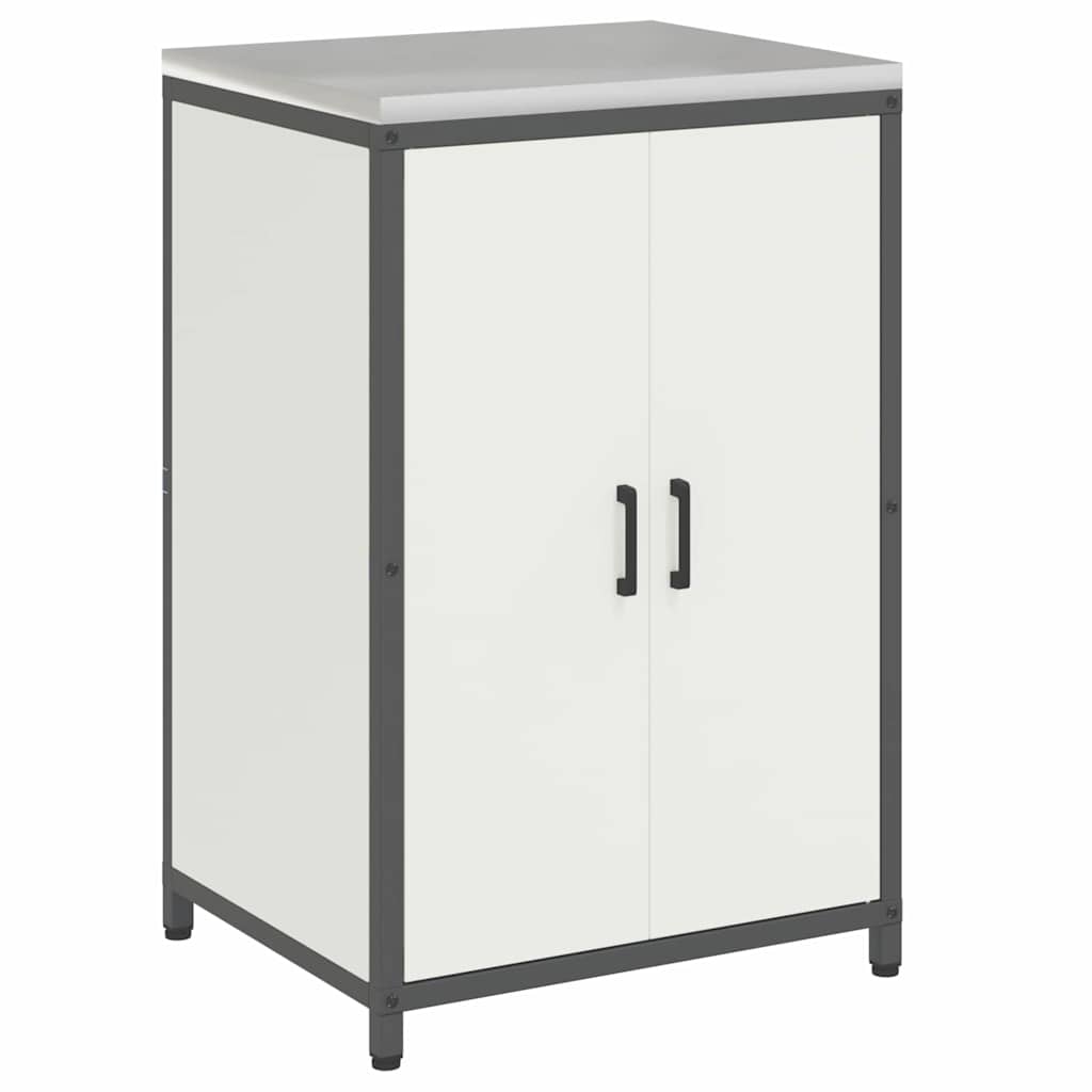 vidaXL Σετ Αποθήκευσης Κουζίνας με ράφι 3 pcs Λευκό 180 x 50 x 92 εκ.