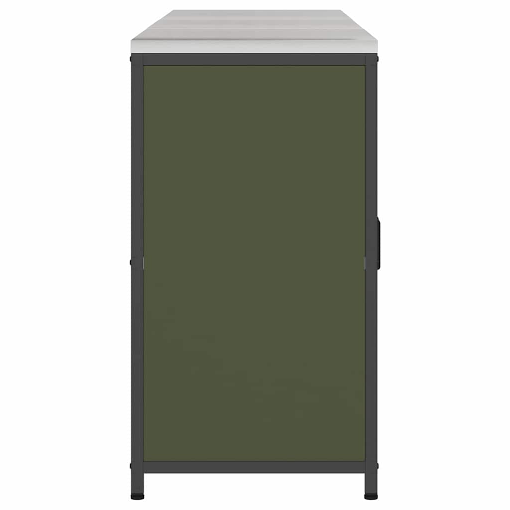 vidaXL Σετ Αποθήκευσης Κουζίνας 3 pcs Ελιά Πράσινη 210 x 50 x 92 εκ
