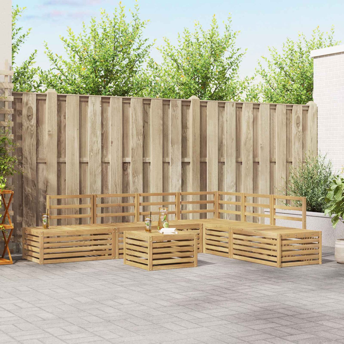vidaXL Σετ Καναπέ 6 Τεμάχιο 59 x 59 x 37 εκ