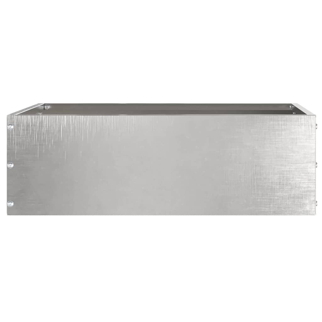 vidaXL Περίγραμμα γκαζόν 6 τμχ. 40 x 40 x 13 cm Ανοξείδωτο ατσάλι