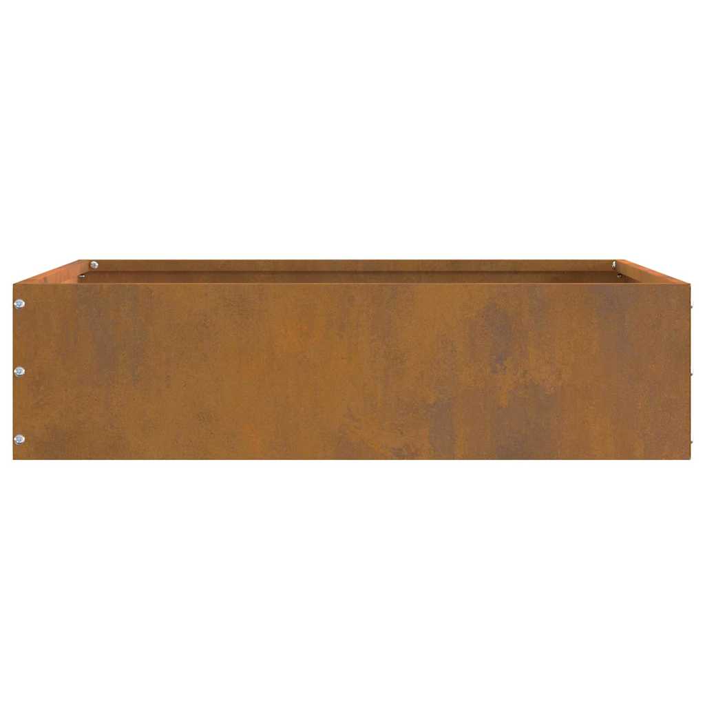 vidaXL Περίγραμμα γκαζόν 6 pcs Σκ rusty 50 x 50 x 13 εκ