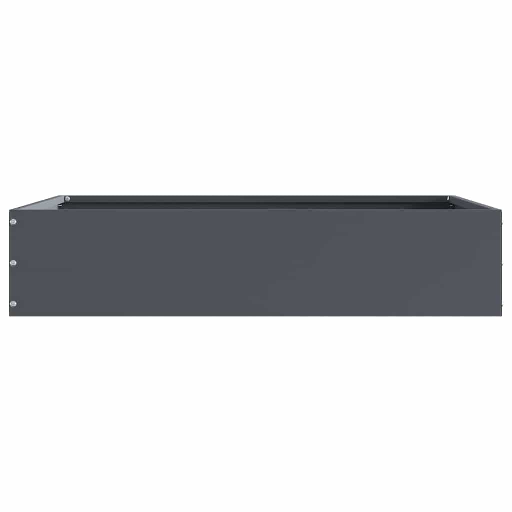 vidaXL Περίγραμμα γκαζόν Ανθρακί 60 x 60 x 13 εκ Ατσάλι